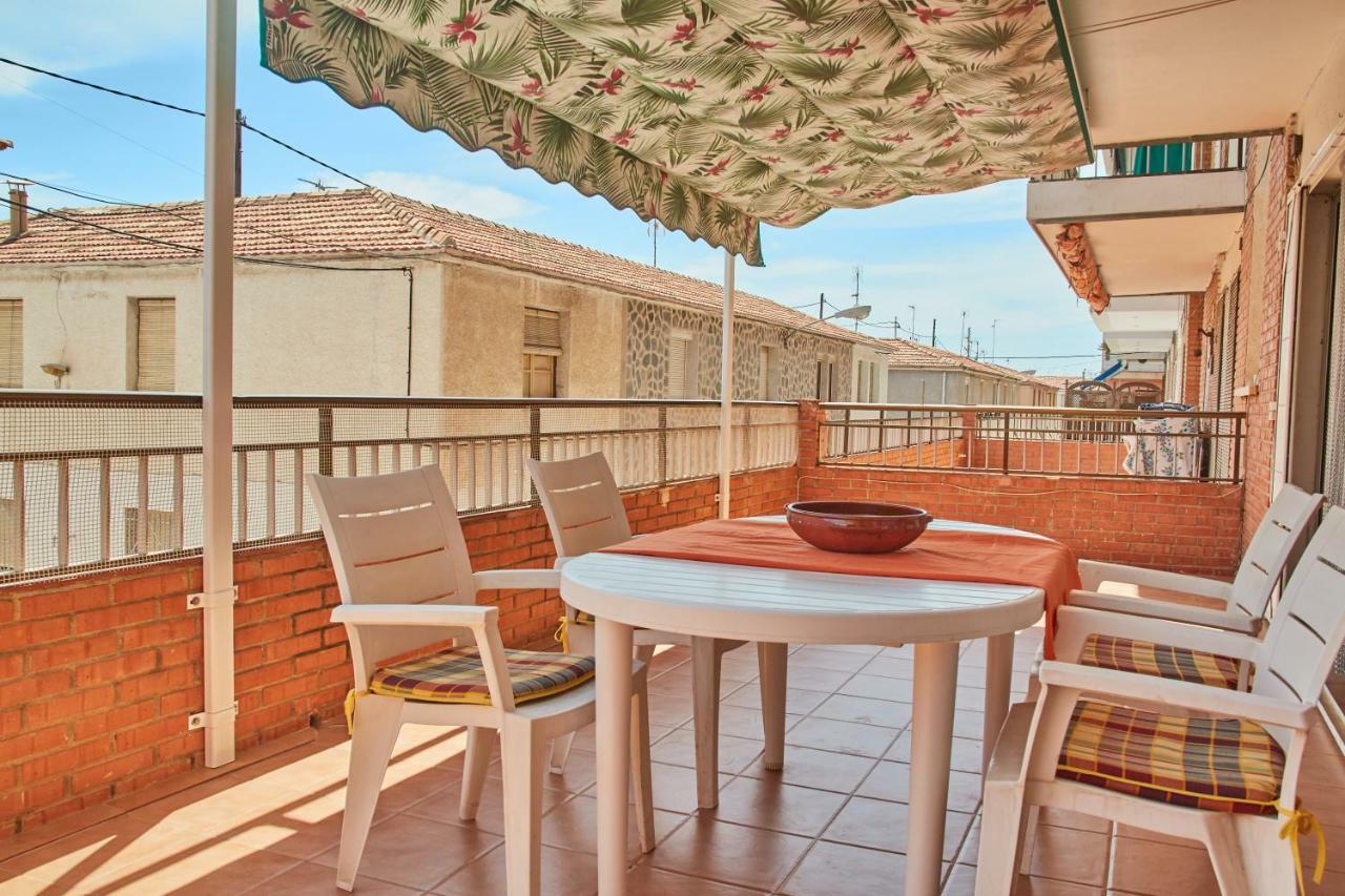 Grosse Sonnenterrasse, 200 Meter Zum Strand... Santa Pola Esterno foto